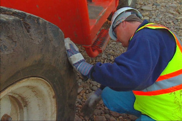 Inspecting Hauling Equipment