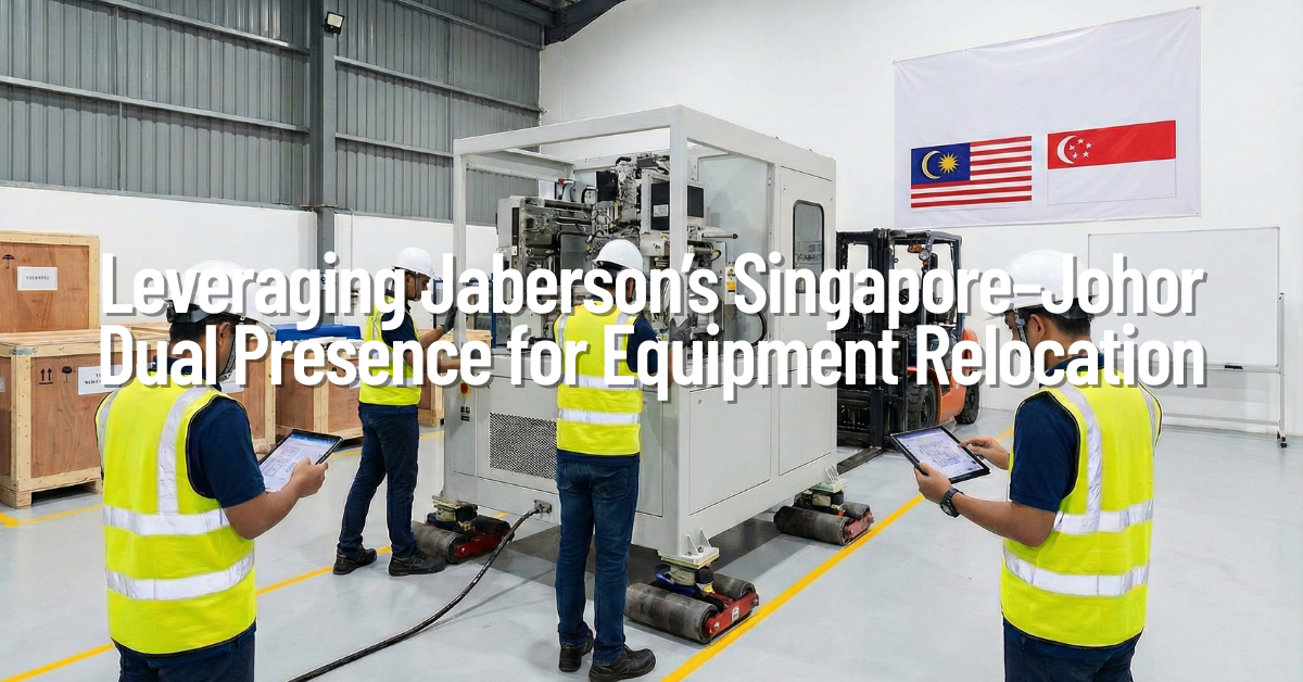 Leveraging Jaberson’s Singapore–Johor Dual Presence for Equipment Relocation